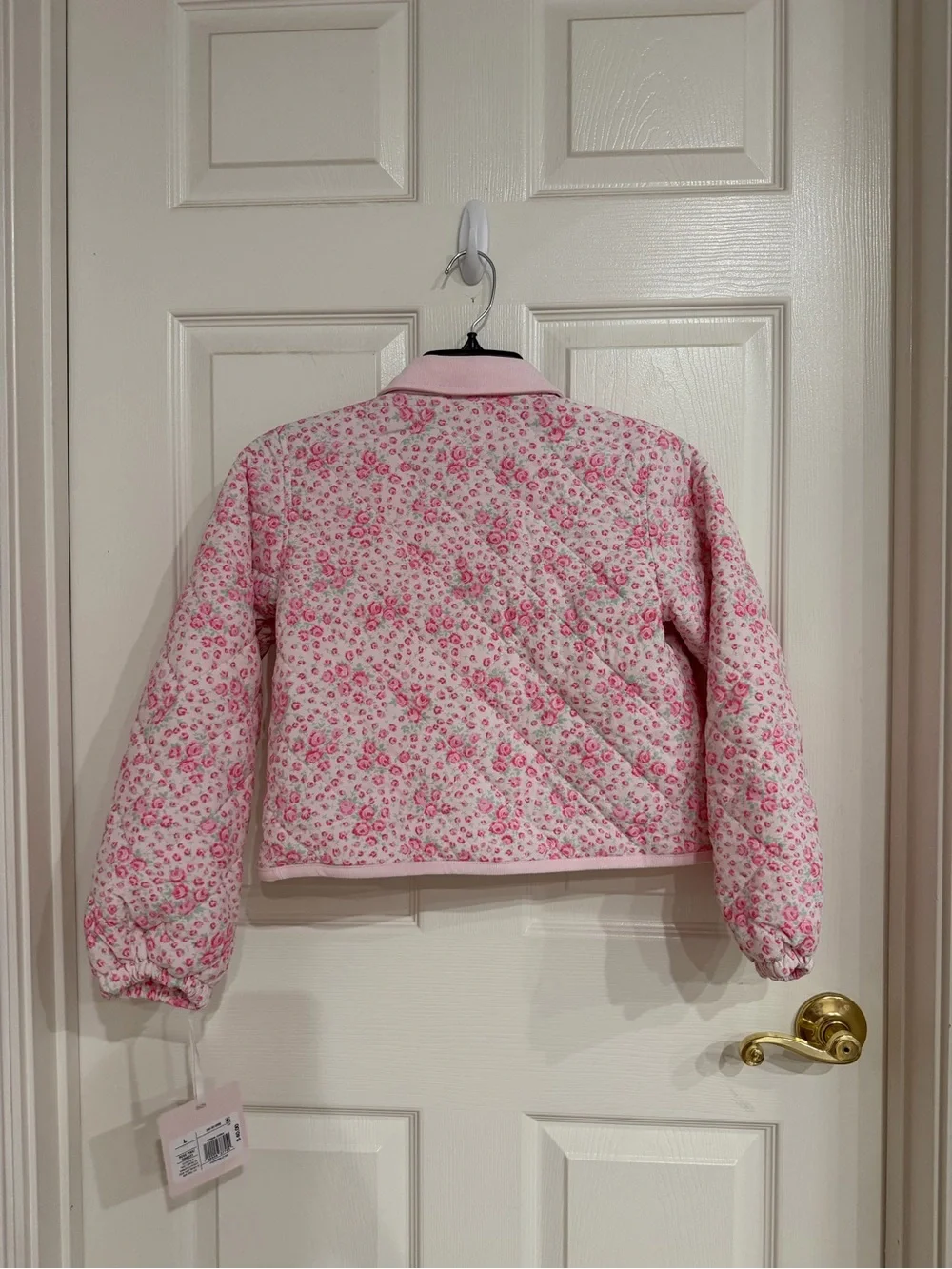 New LoveShackFancy x Target Rose Charlotte Roseheart Quilted Barn Jacket  Size L
